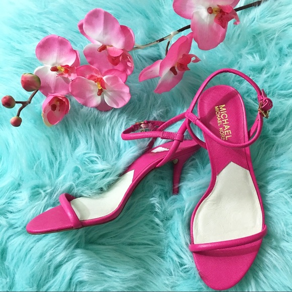 MICHAEL Michael Kors Shoes - MK Girly hot Pink strappy Shoes